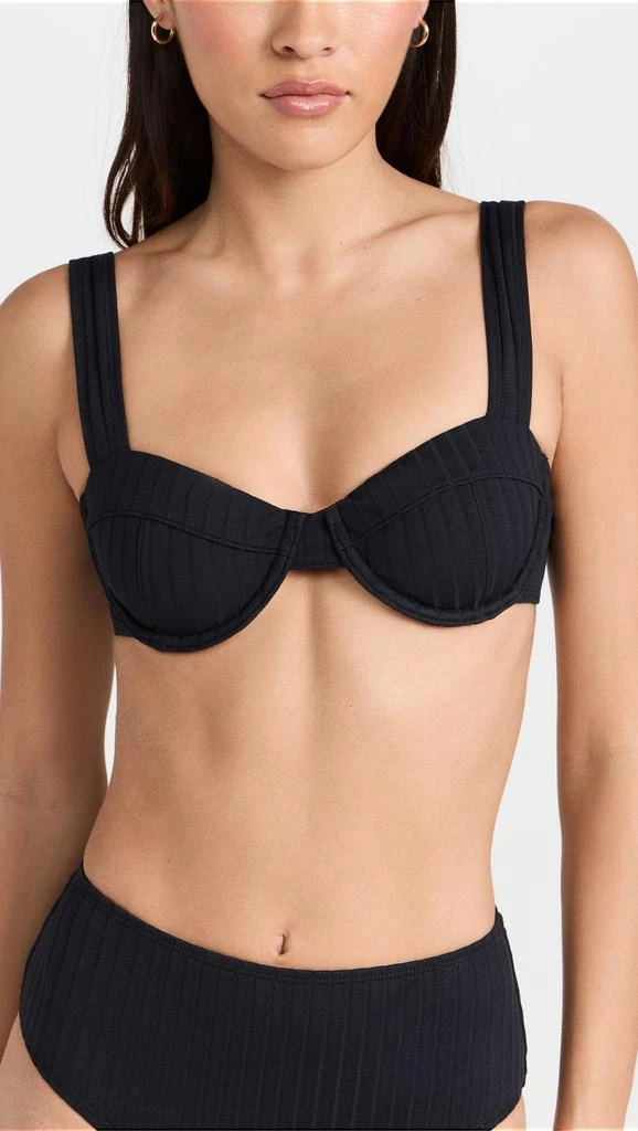 Solid  Striped The Lilo Bikini Top 1