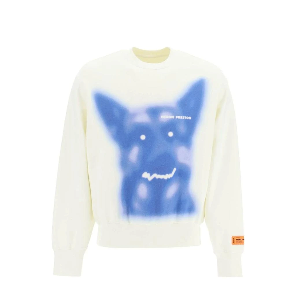 Heron Preston Heron Preston Beware Of Dog Cotton Sweatshirt 1