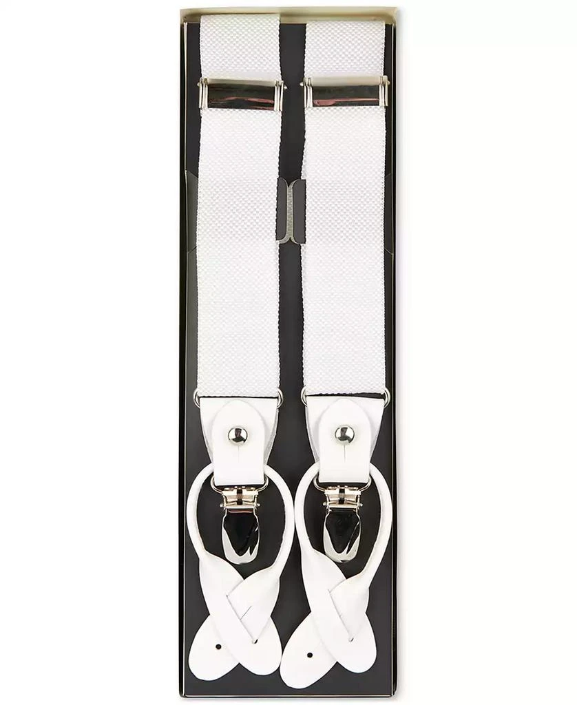 ConStruct Men's Solid Convertible Suspenders, Created for Macy's 1