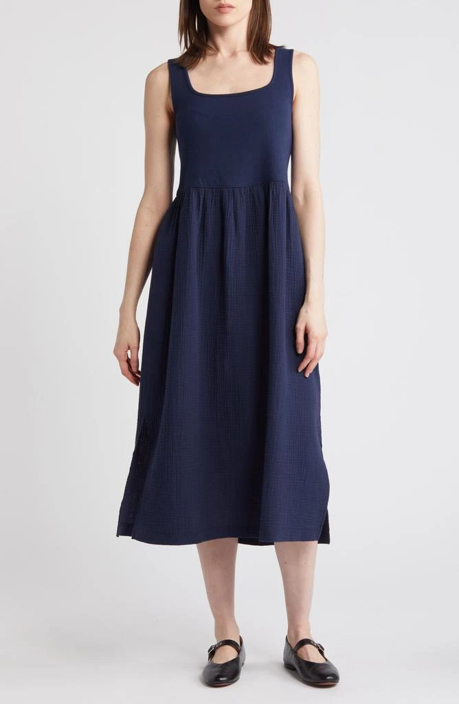 Madewell Mixed Media Tank Dress 1