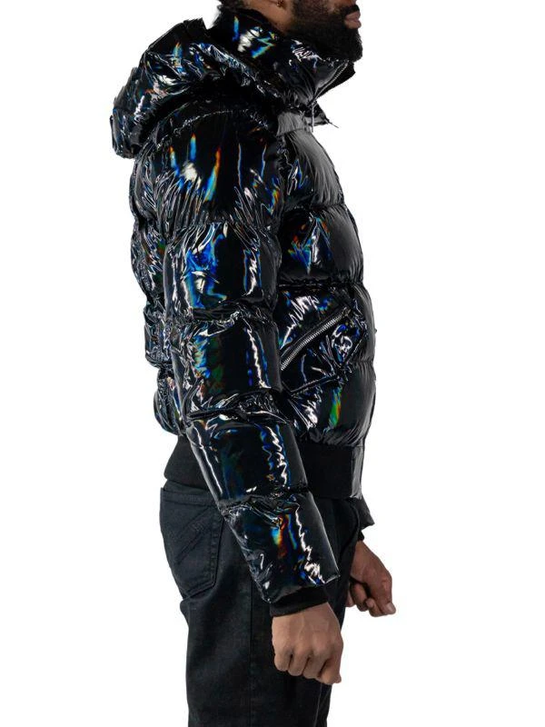 Woodpecker Puffy Bomber Jacket Men's Shop Woody Faux Fur Trim