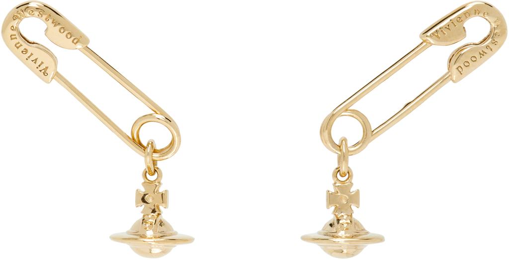 Shop Gold Claude Small Stud Earrings on Sale at BeyondStyle