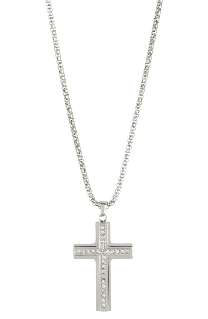 AMERICAN EXCHANGE Crystal Cross Pendant Necklace