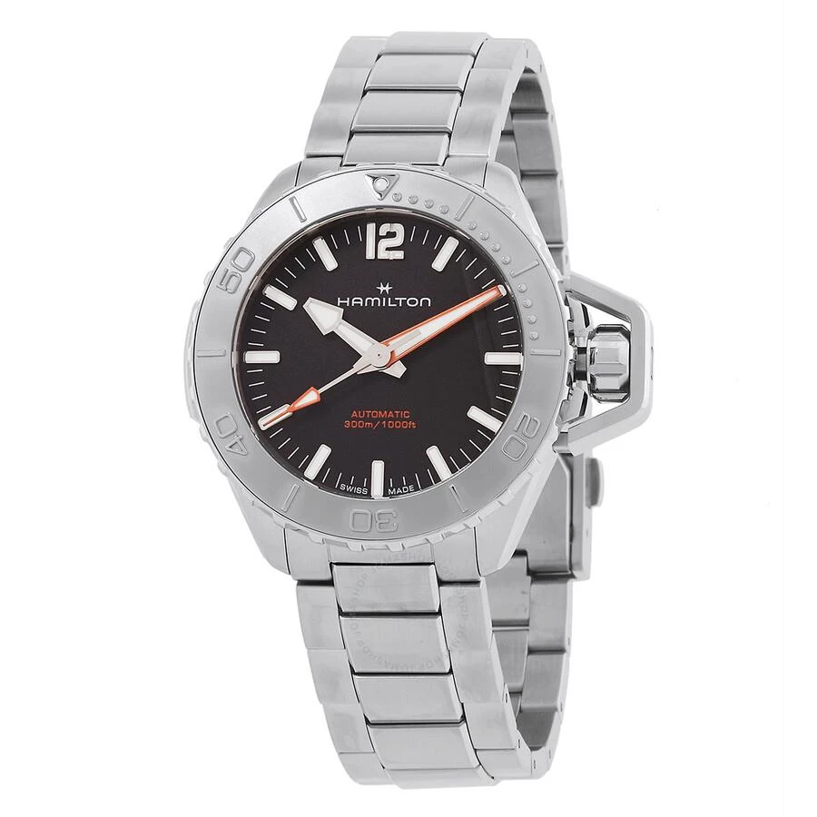 Hamilton Automatic Black Dial Watch H77485130 1