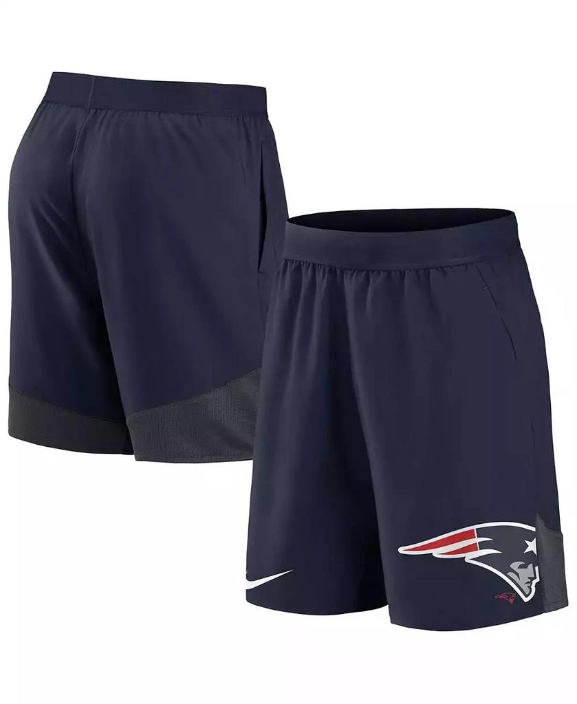 NIKE Men's Navy New England Patriots Stretch Performance Shorts 1