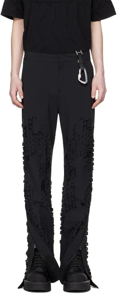 HELIOT EMIL Black Morphogens Trousers 1