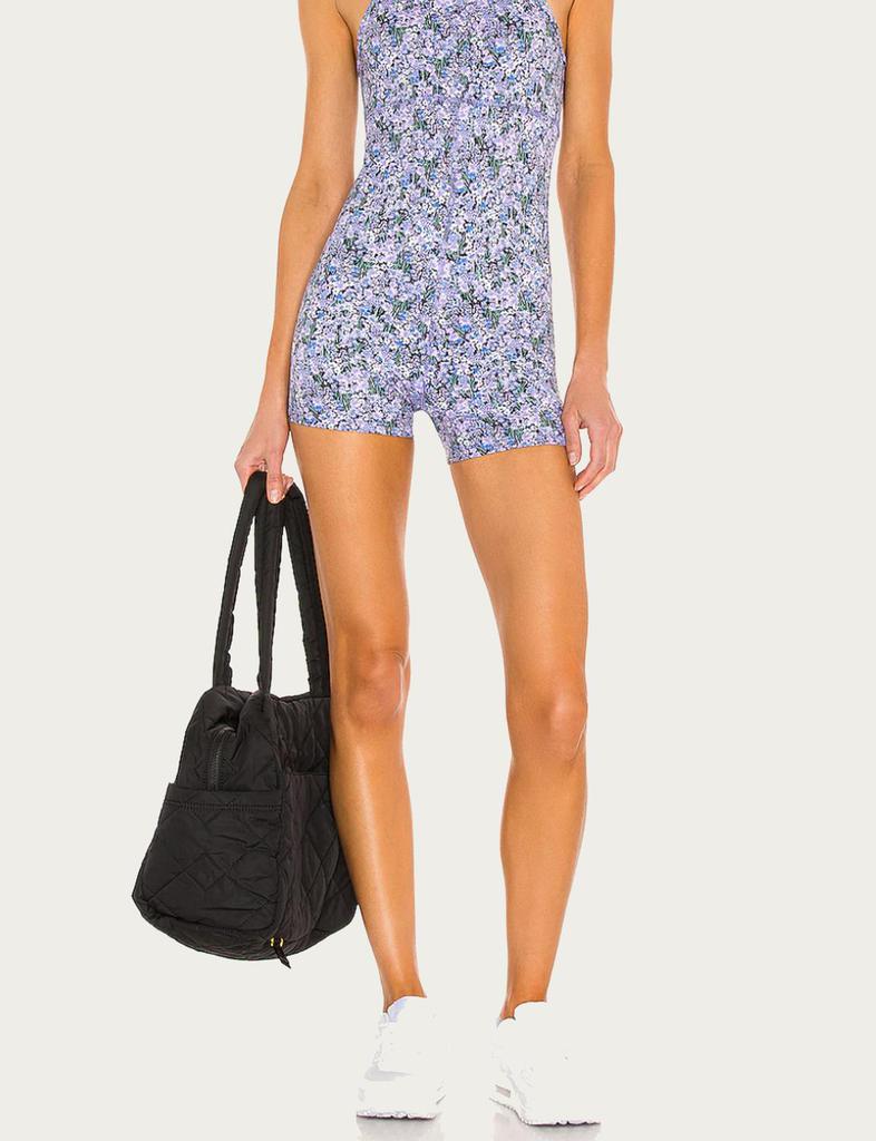 Beach Riot Jordan Onesie In Ditsy Lilac