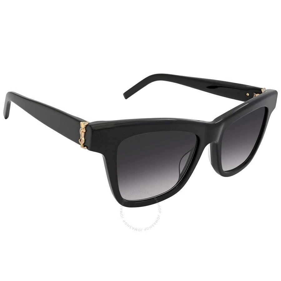 Yves Saint Laurent Grey Gradient Square Unisex Sunglasses SL M106 002 52 2