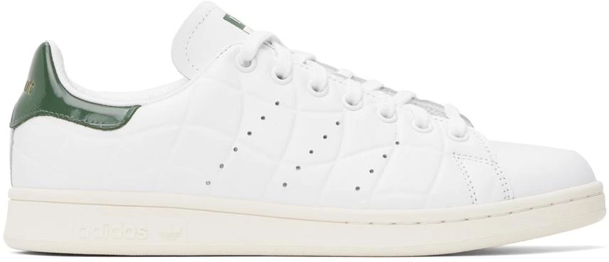 Dime White & Khaki adidas Originals Edition Stan Smith Sneakers 1