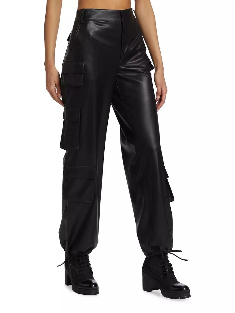 LaMarque Bobbi Vegan Leather Cargo Pants 4