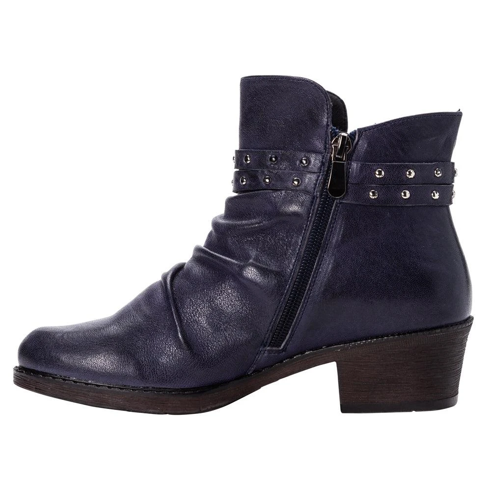 Propet Roxie Studded Round Toe Zippered Booties 4