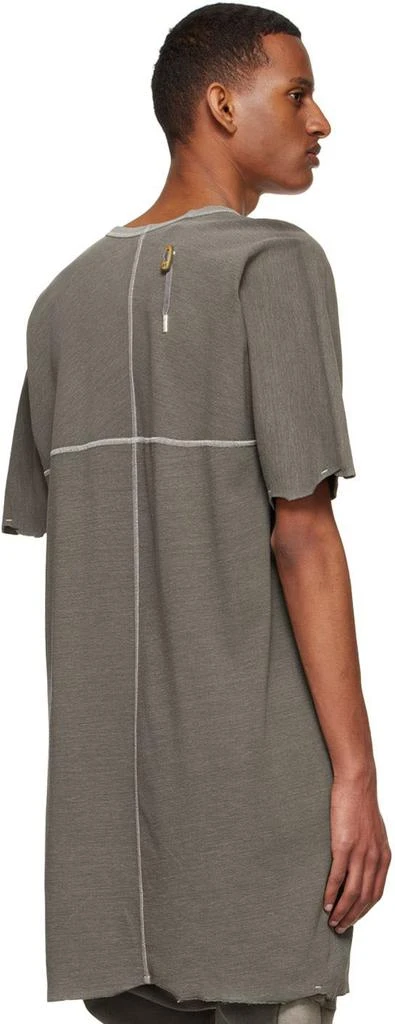 Boris Bidjan Saberi SSENSE Exclusive Gray Cotton T-Shirt 3