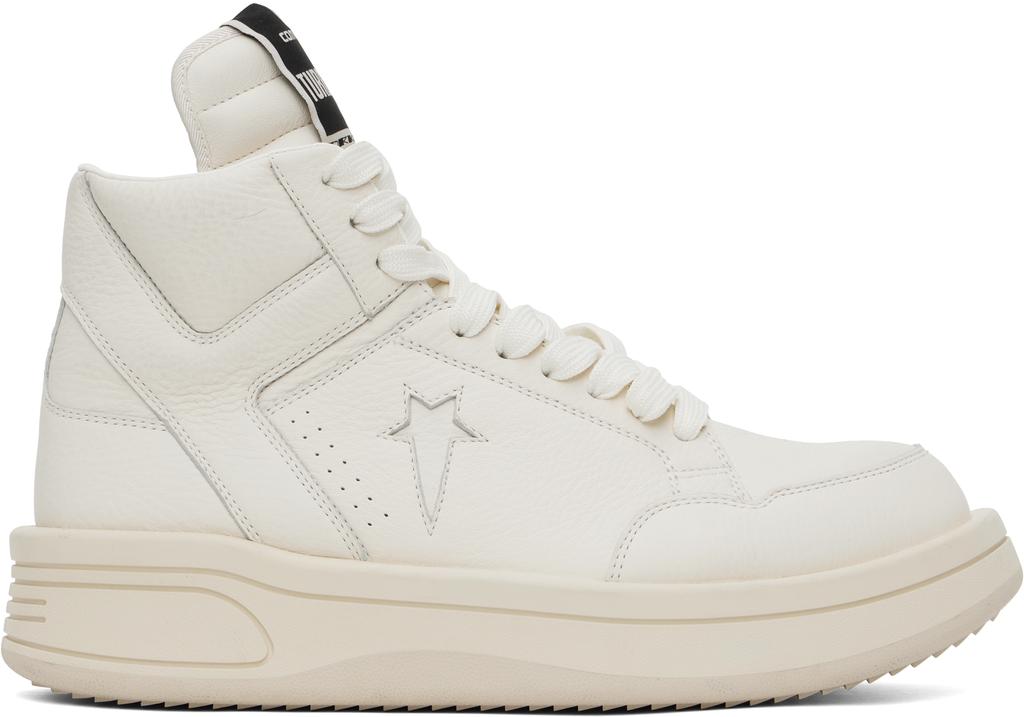 Rick Owens White Converse Edition TURBOWPN Sneakers