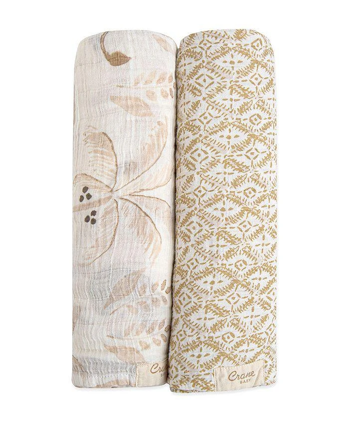 Crane Baby Kendi Swaddle Wraps, 2 Pack - Ages 0-36 Months