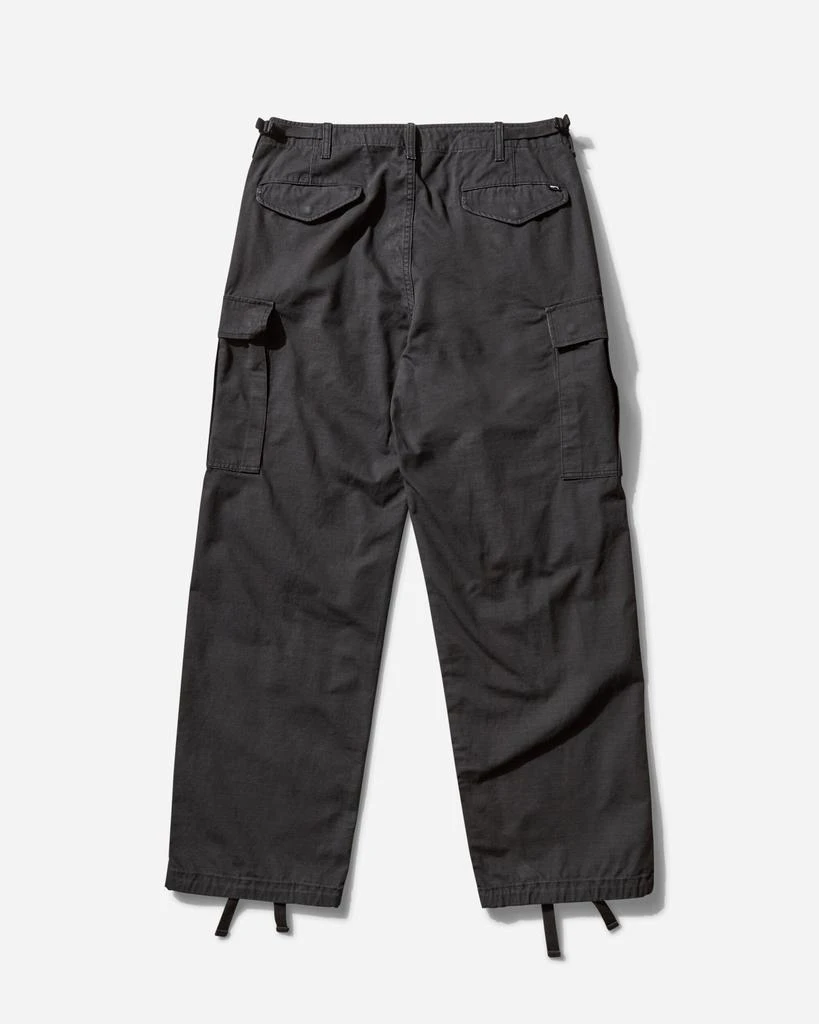 STUSSY Men's Ripstop Military Cargo Pants Black 2