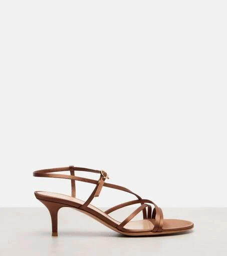 Gianvito Rossi Satin sandals 4