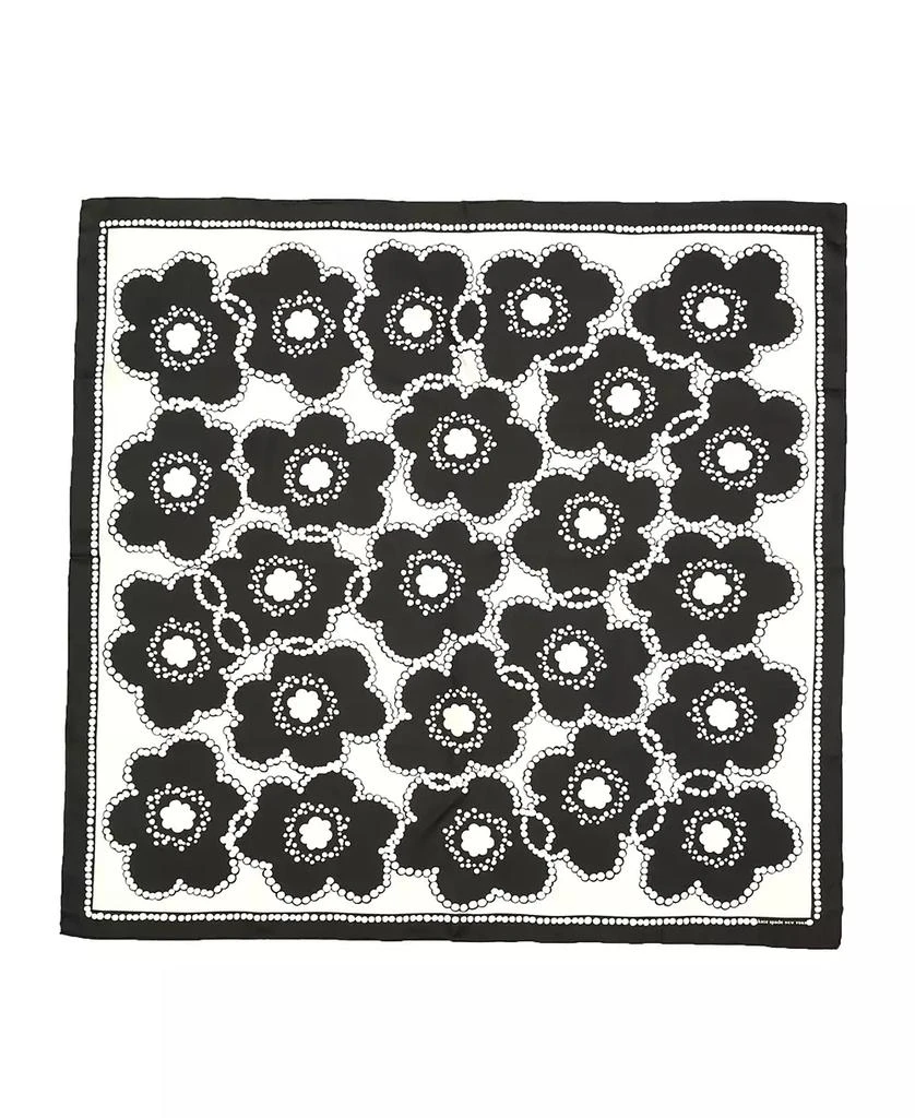Kate Spade Pop Flower Silk Square Scarf 1