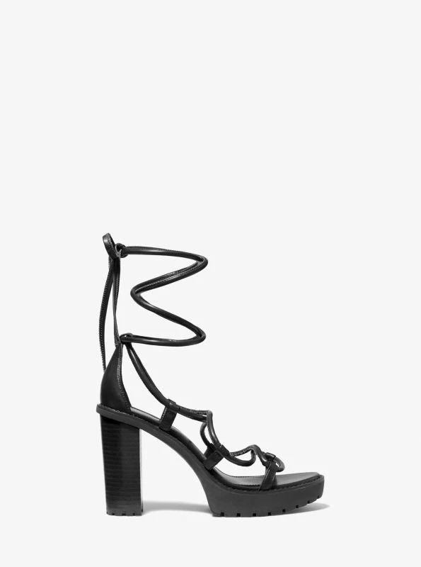 Michael Kors Vero Leather Platform Sandal 2