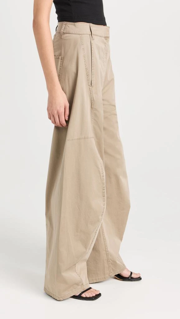 Tibi Garment Dyed Silky Cotton Sid Chino Pants 3