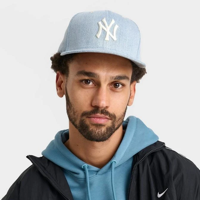 New Era New Era New York Yankees MLB 59FIFTY Denim Fitted Hat 1