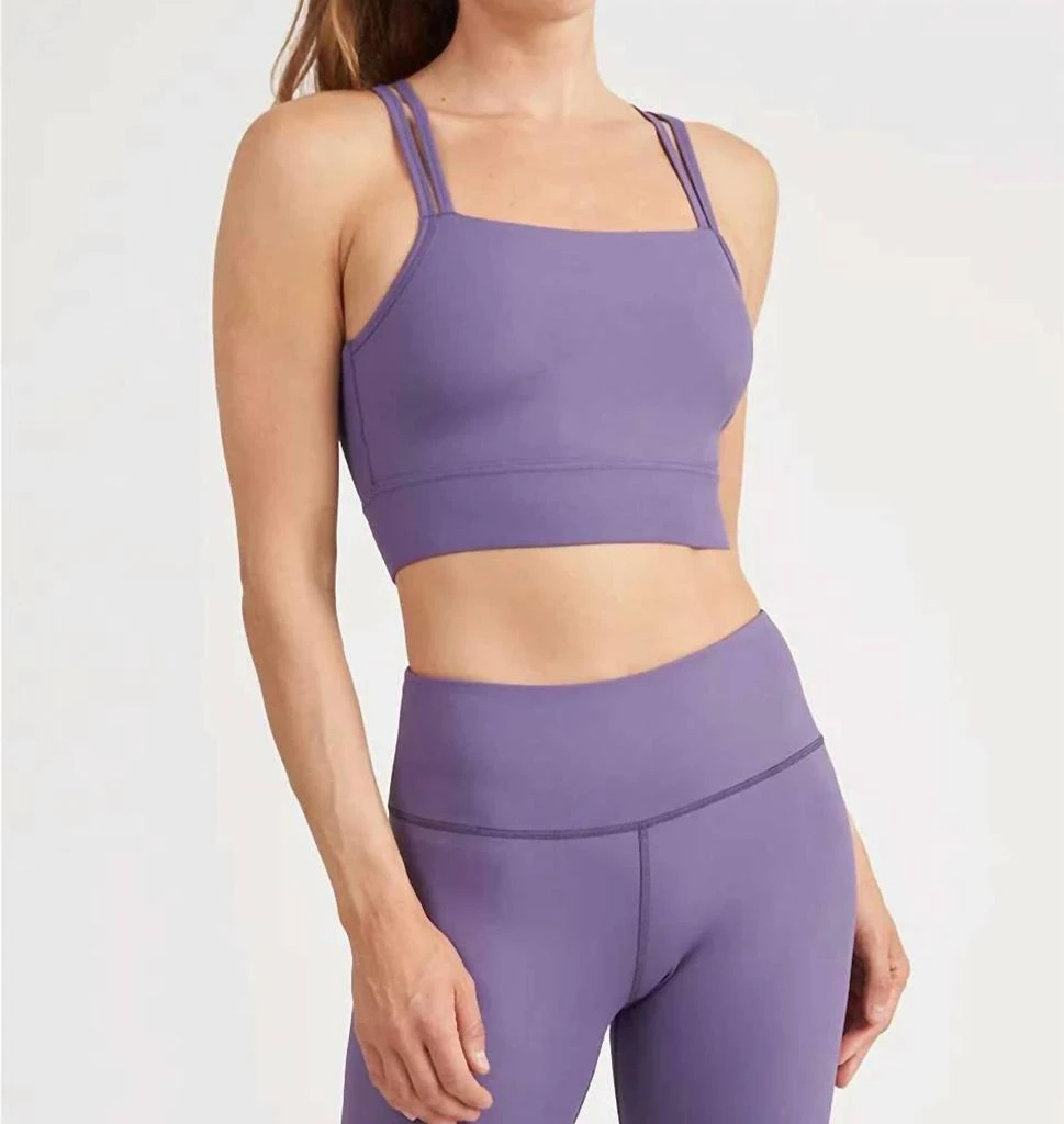 THRIVE SOCIETE Thrive Societe - Strappy Square Neck Sports Bra 1