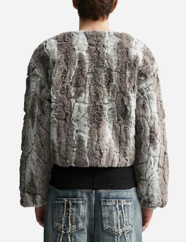 THUG CLUB Jindo Mix Fur Jacket 4