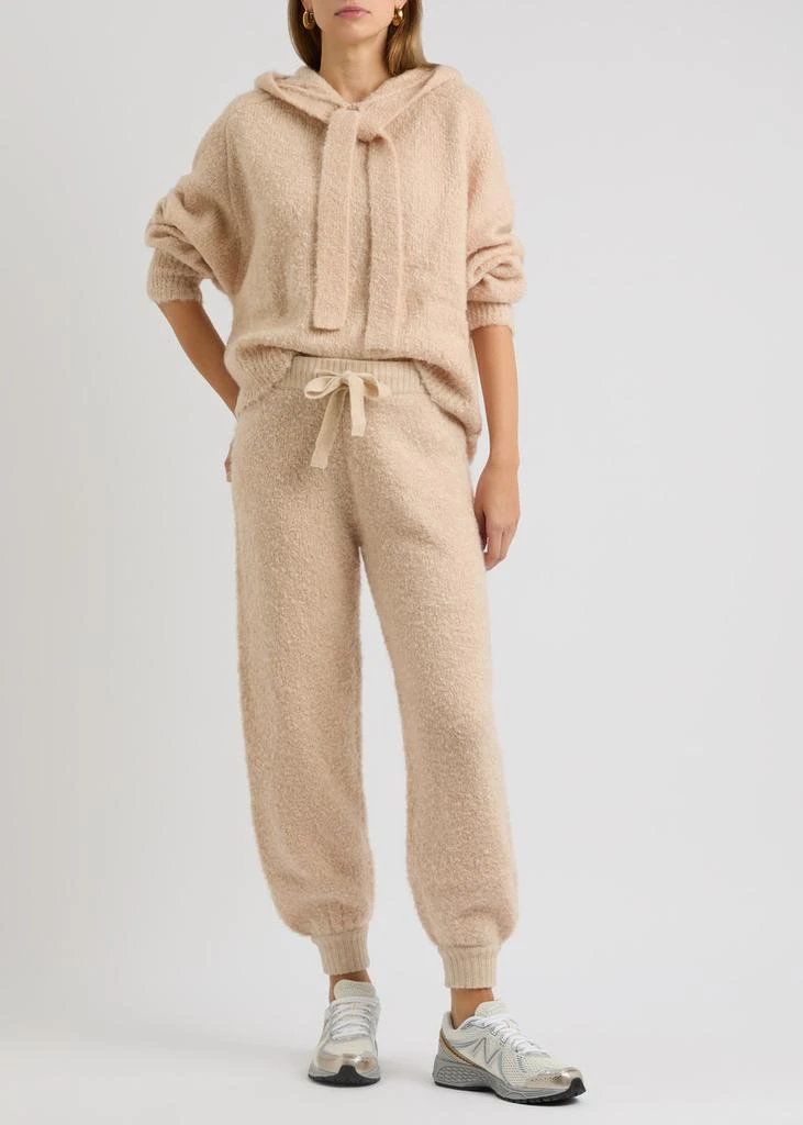 CRUSH CASHMERE Bruce bouclé mohair sweatpants 4
