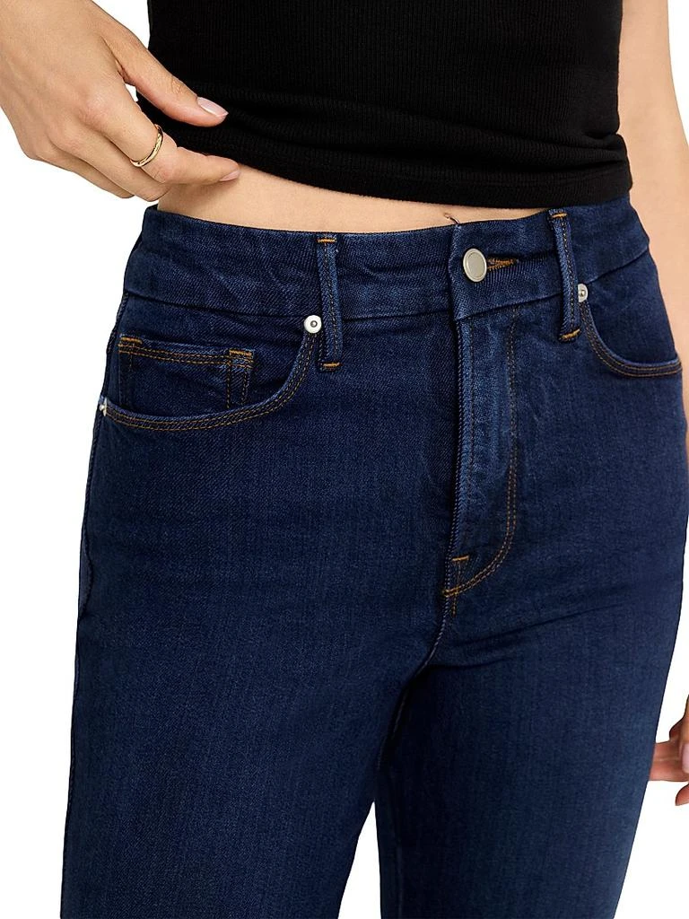 Good American Soft Tech Good Curve Straight Jeans 6