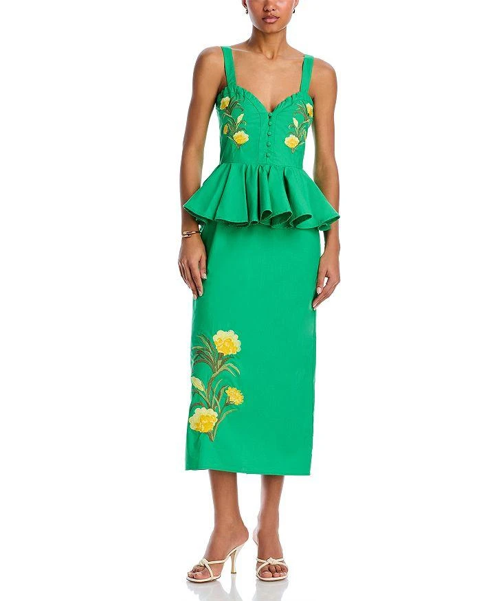 fanm mon green dress Fanm Mon | Gloriosa Dress