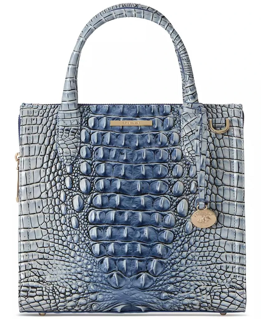 Brahmin Small Caroline Melbourne Embossed Leather Satchel 3