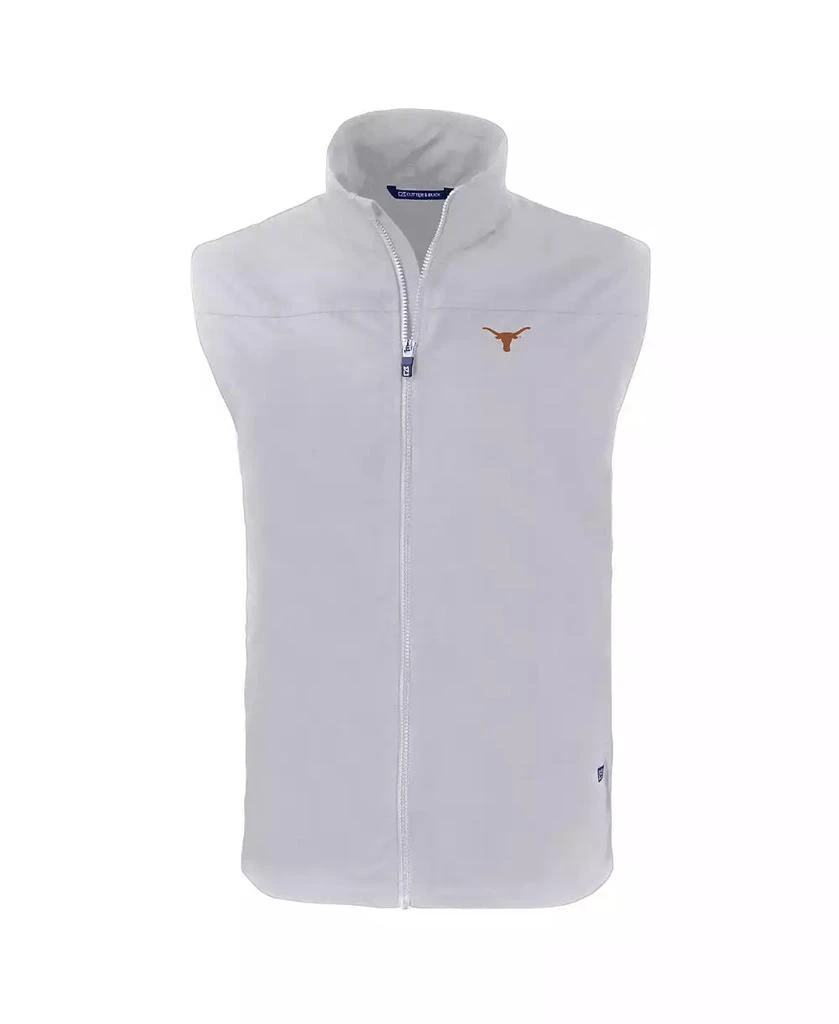 Cutter & Buck Men's Gray Texas Longhorns Charter Eco Full-Zip Vest 2