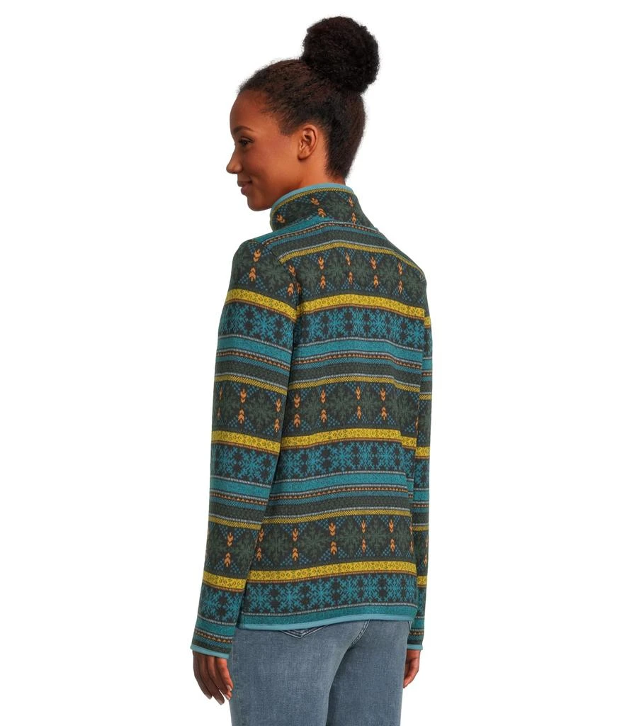 L.L.BEAN Sweater Fleece Pullover Print 3