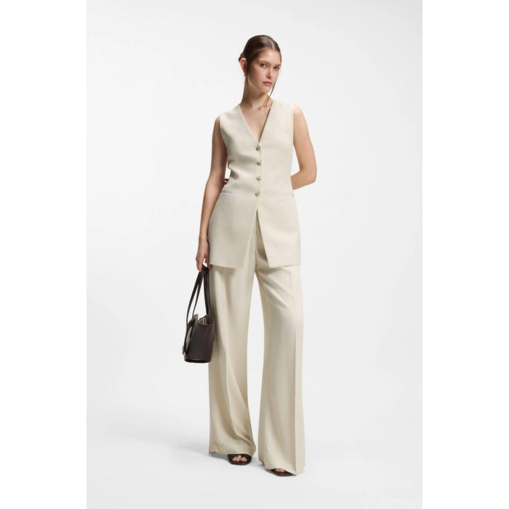 Hugo Boss Slim-fit blazer with sleeveless styling 2