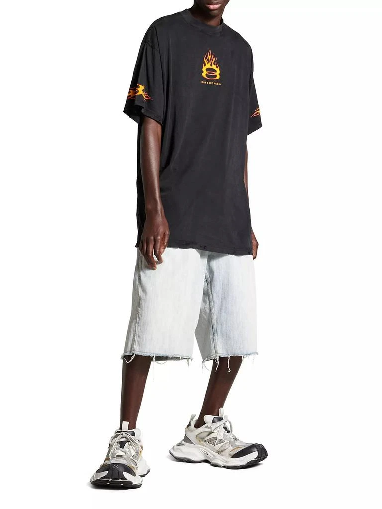 Balenciaga Burning Unity Oversized T-Shirt 3