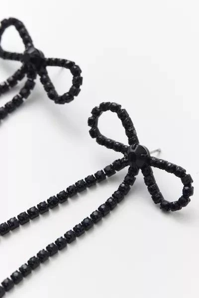 Urban Outfitters Rhinestone Bow Earring 4