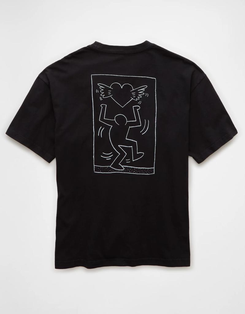 AE AE Boxy Keith Haring Graphic T-Shirt