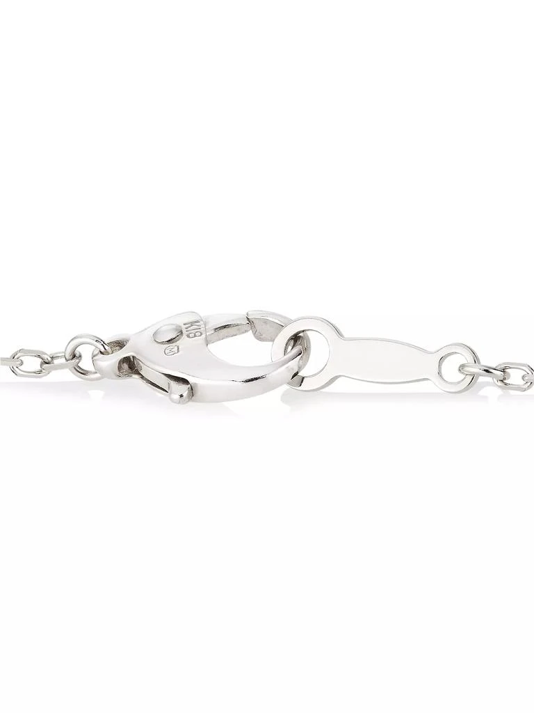 Mikimoto Classic 18K White Gold, Akoya Pearl & 0.03 TCW Diamond Y Necklace 4
