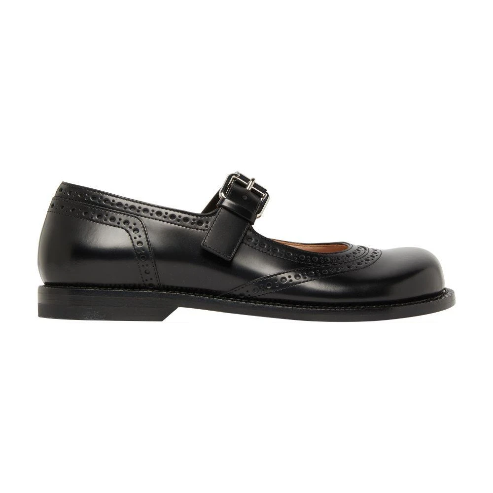 Loewe Mary Jane Campo in brushed calf leather slippers 8