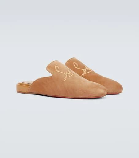 Christian Louboutin Navy Coolito Flat mules 5