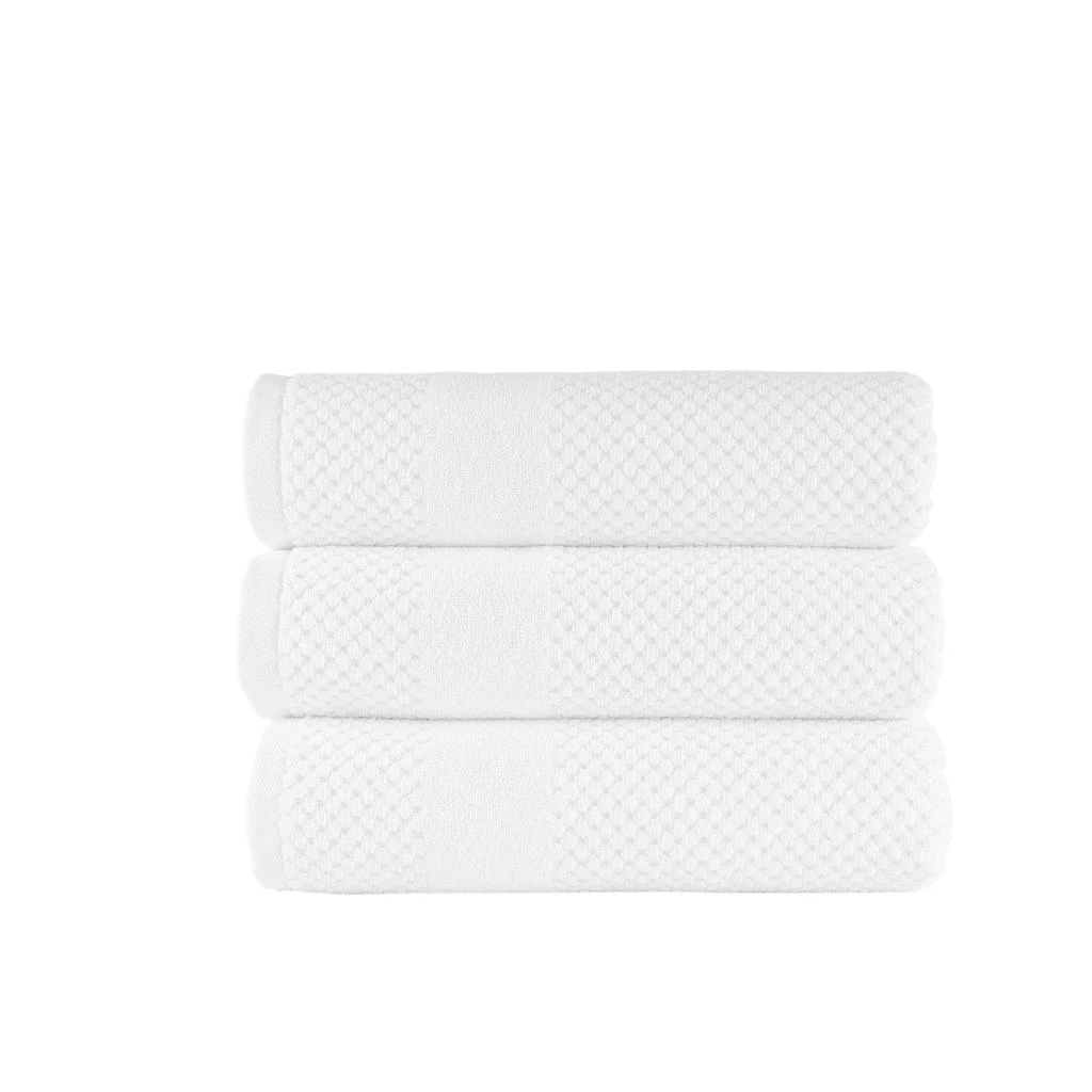 Chortex USA Alexis Antimicrobial Honeycomb Bath Towel (Pack of 3) 10