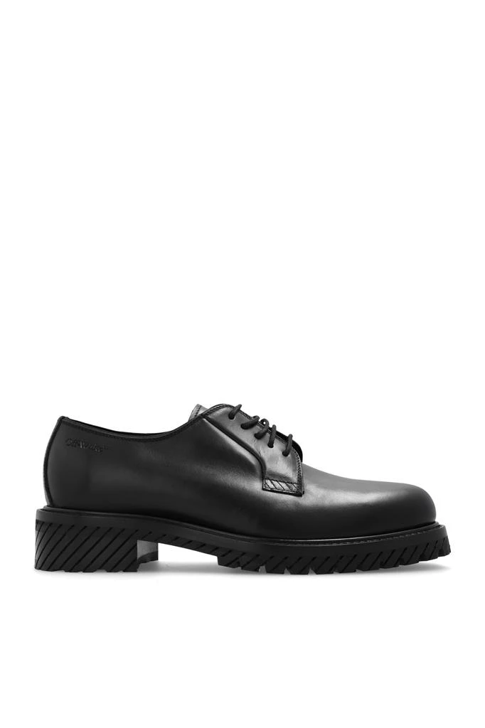 Off-White Black Chunky Leather Lace-Up Oxfords Amazon.com | Men main image 3