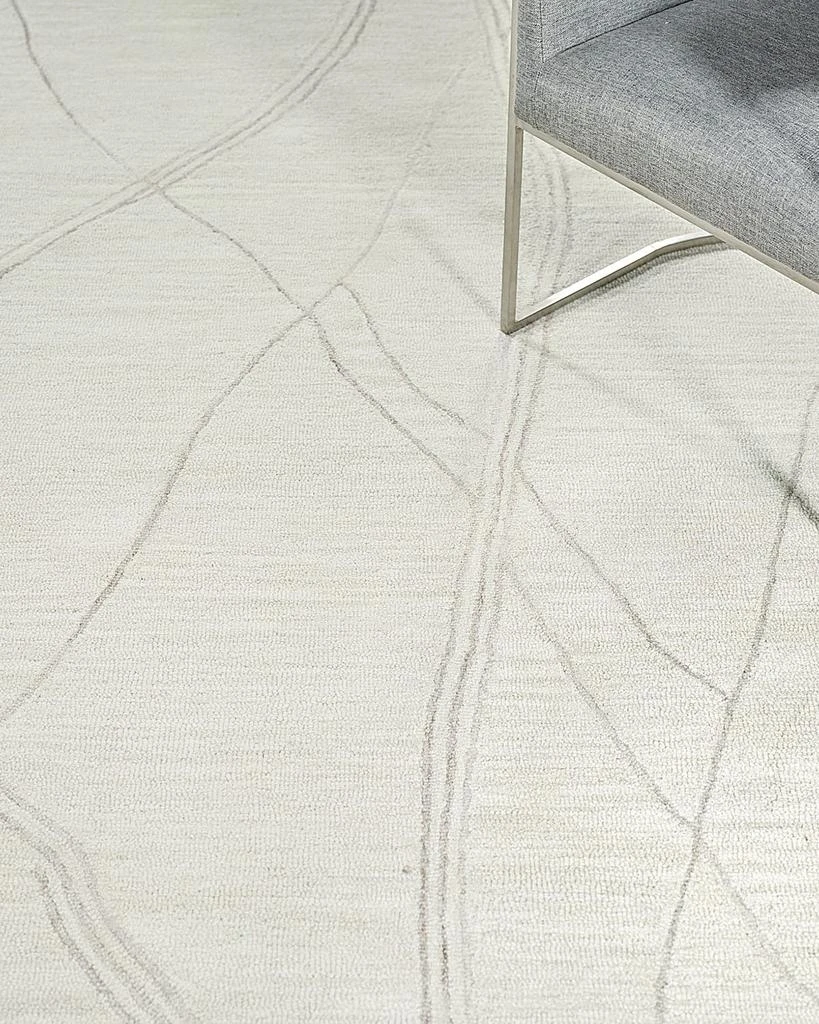 Exquisite Rugs Tangiers Hand-Tufted Ivory/Beige Rug, 9' x 12' 6