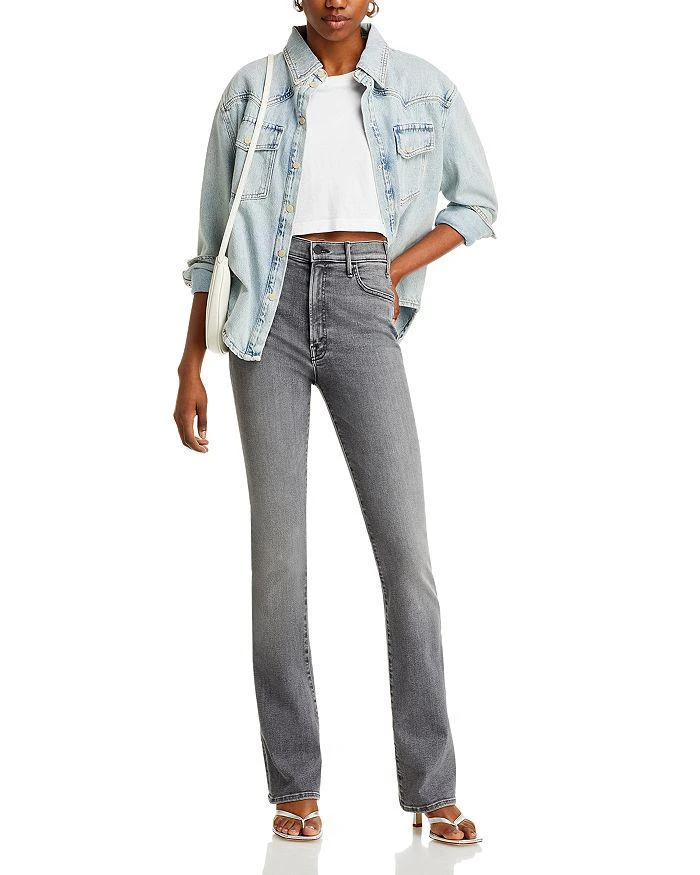 MOTHER The Hustler Heel Jeans in Magic Eight Ball 2