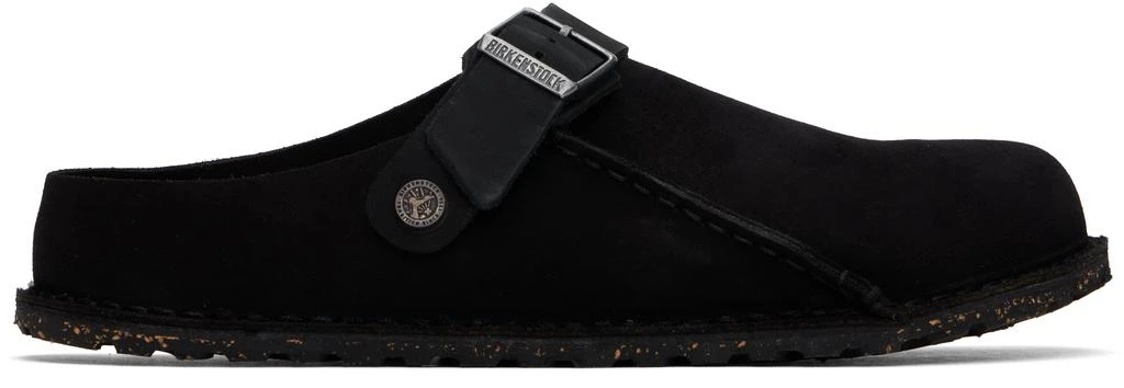 Birkenstock Black Regular Lutry Premium Suede Slip-on  display picture 3