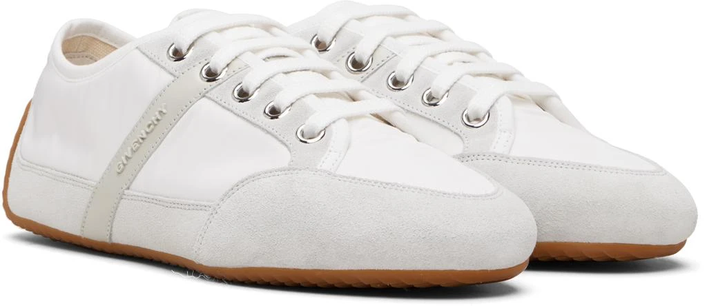 Givenchy White 
Gray Slim Sneakers 4