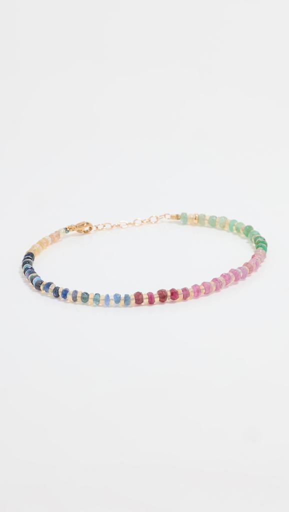 Jia Jia 14k Rainbow Sapphire Opal Connection Bracelet