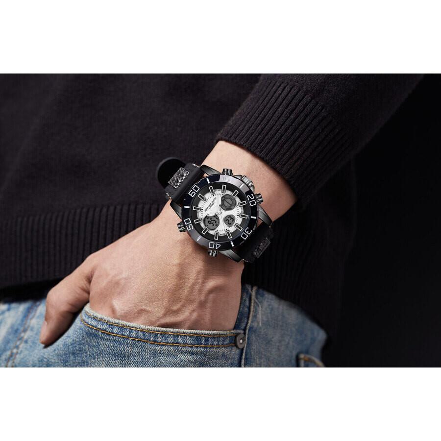 Anthony James Speedster White Dial Men's Watch AJ017N2