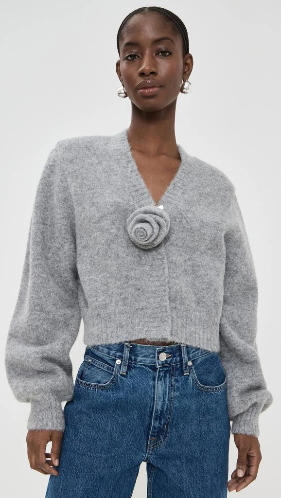 ROTATE Birger Christensen Knit Cropped Cardigan 2