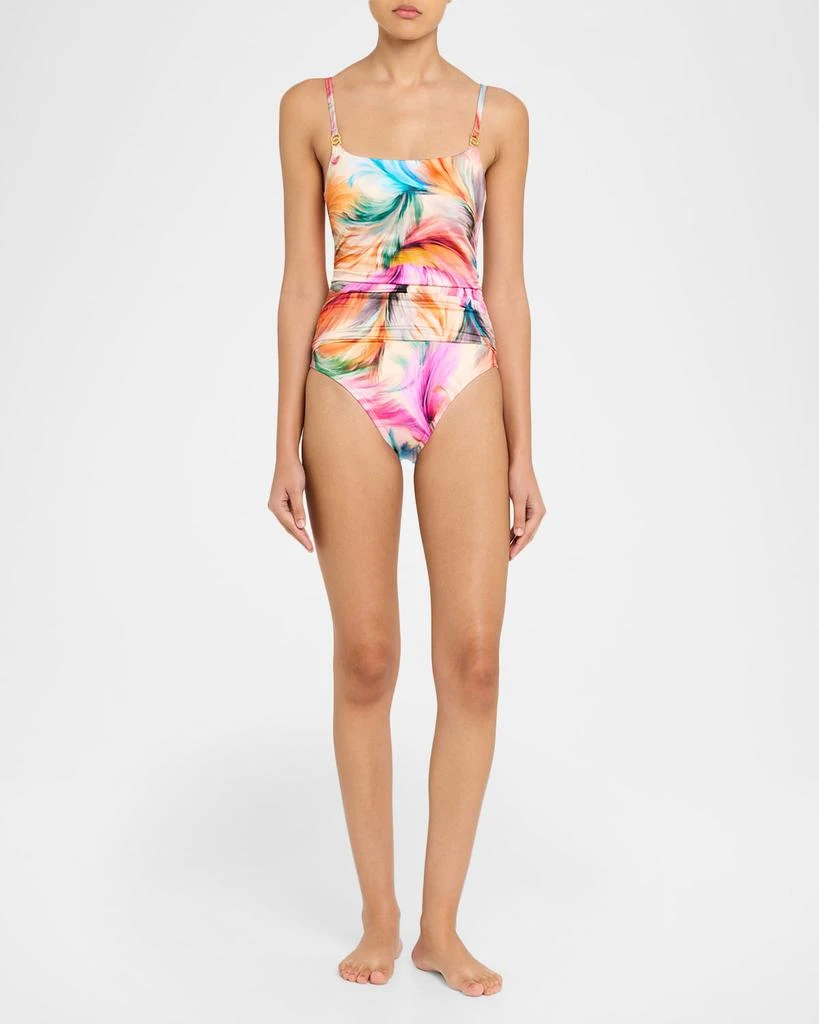 La Blanca Feathered Impressions Lingerie One-Piece Swimsuit 2