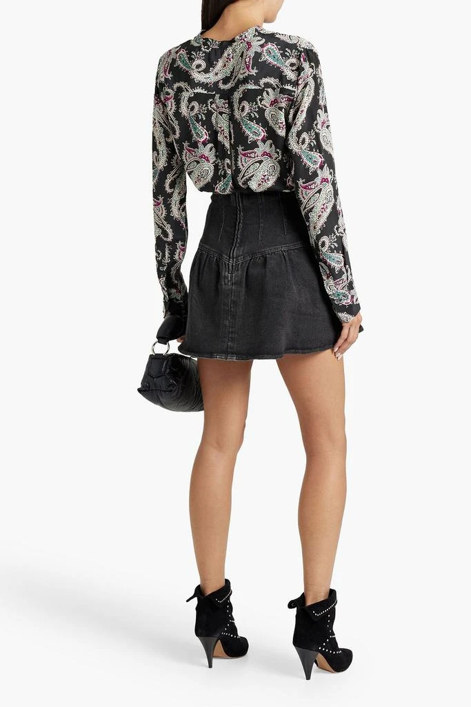Isabel Marant Rusak paisley-print silk crepe de chine shirt 3